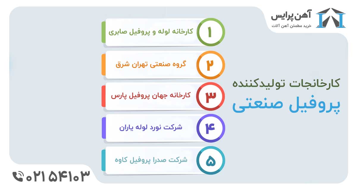 تولید پروفیل صنعتی